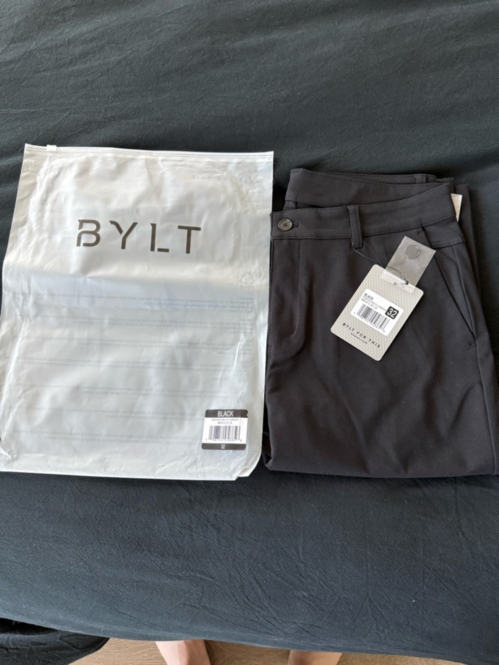 BYLT Black “Everyday Pant 2.0_Straight”